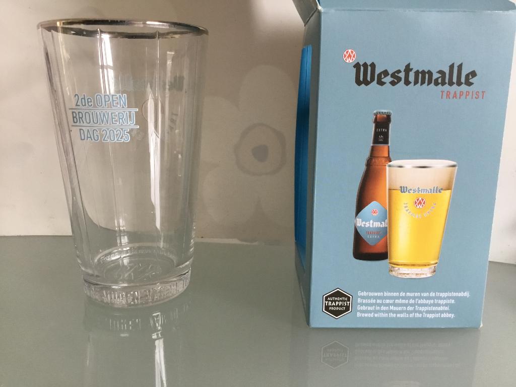 Verre westmalle commémoratif portes ouvertes 2025, Collections, Verres & Petits Verres, Enlèvement ou Envoi, Neuf