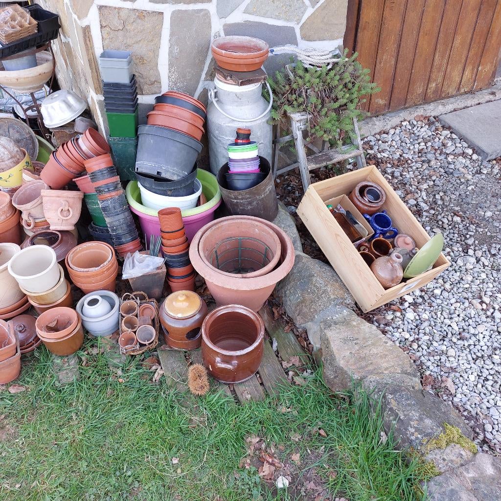 Pot en grès, Jardin & Terrasse, Enlèvement