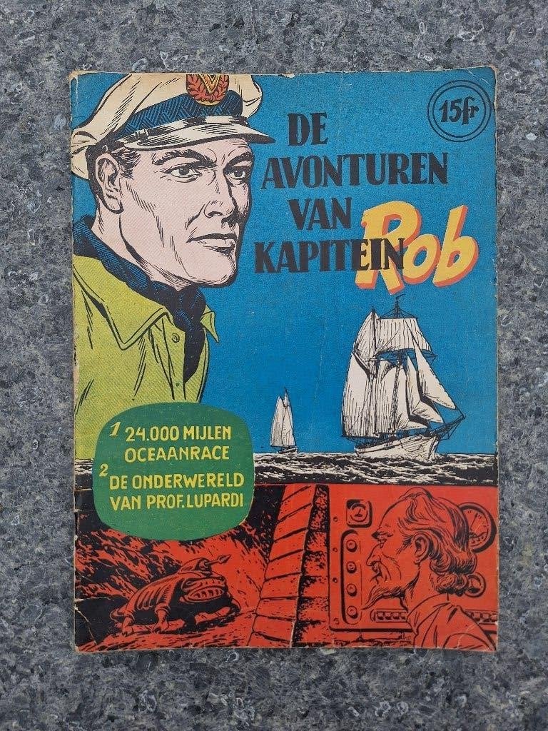 Kuhn Kapitein Rob - Deel 2 Het Volk (SC 1958), Gelezen, Eén stripboek, Ophalen of Verzenden, Pieter Kuhn