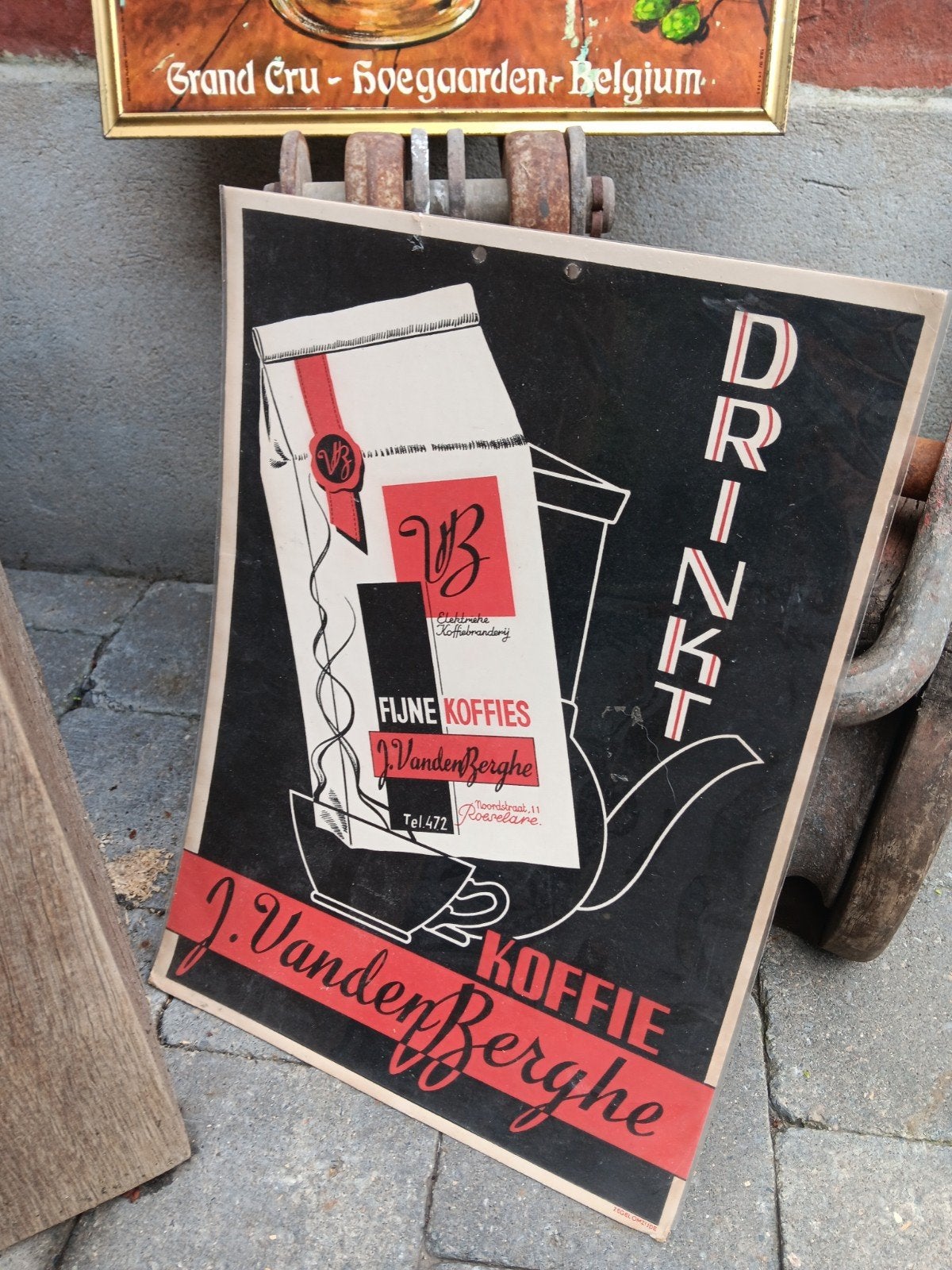 Koffie reclame, Ophalen