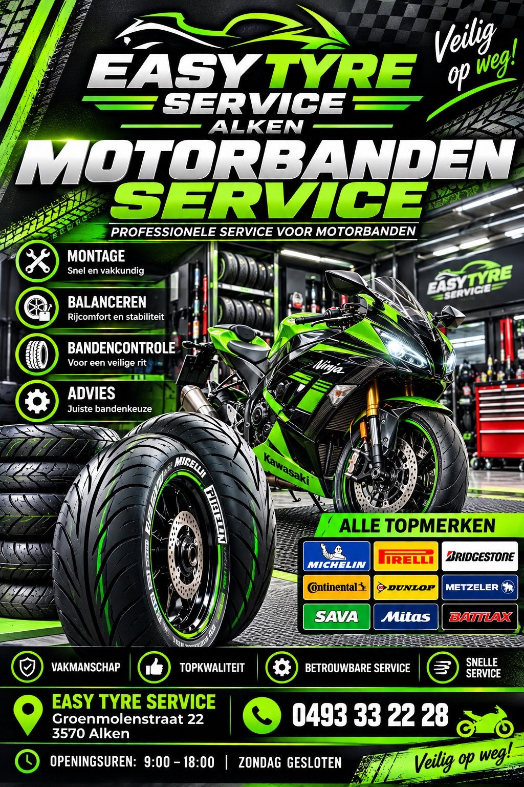 Banden 0493332228, Auto-onderdelen, Ophalen of Verzenden