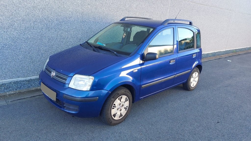 Fiat Panda -  2008 met Airco., Auto's, Voorwielaandrijving, 4 zetels, 1242 cc, Blauw