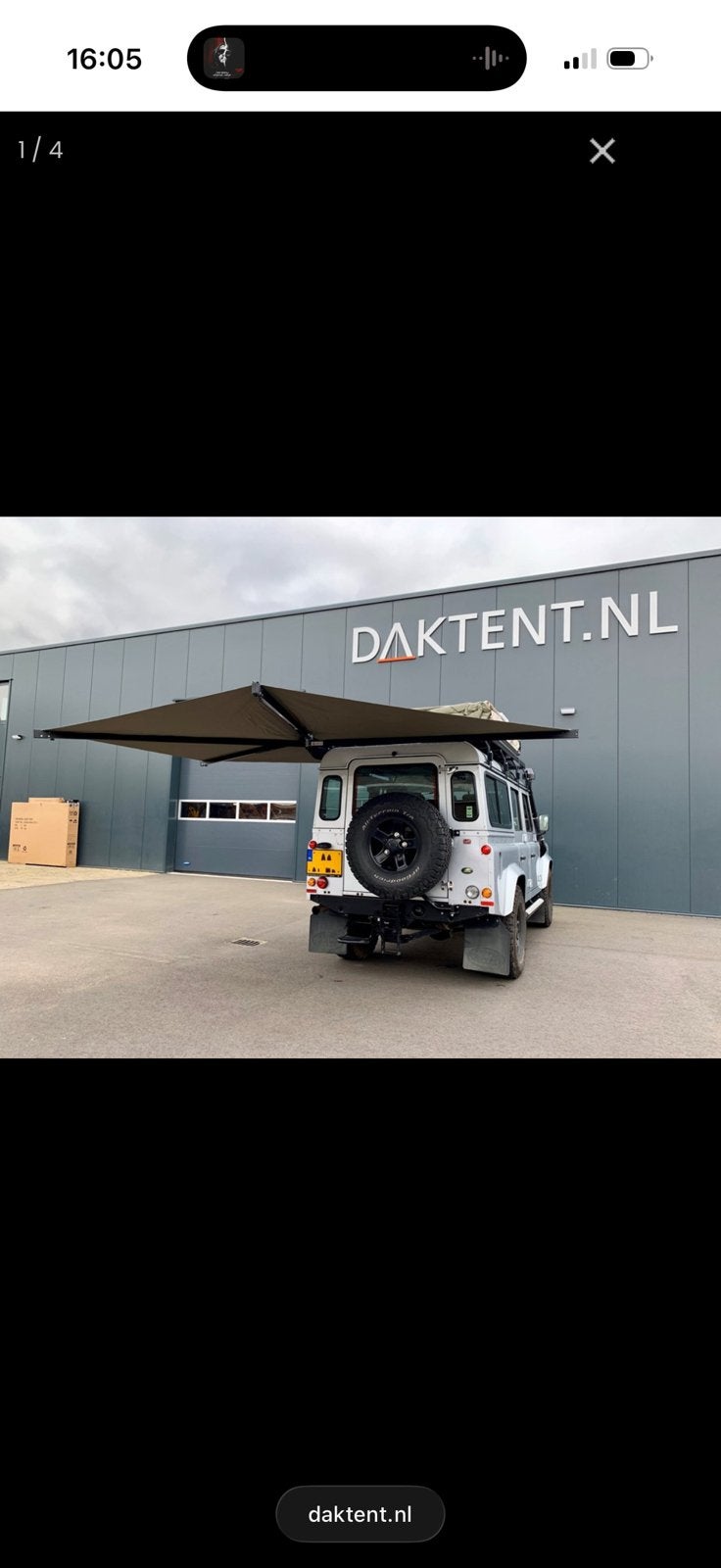 Eezi awn 270 luifel, Ophalen, Zo goed als nieuw