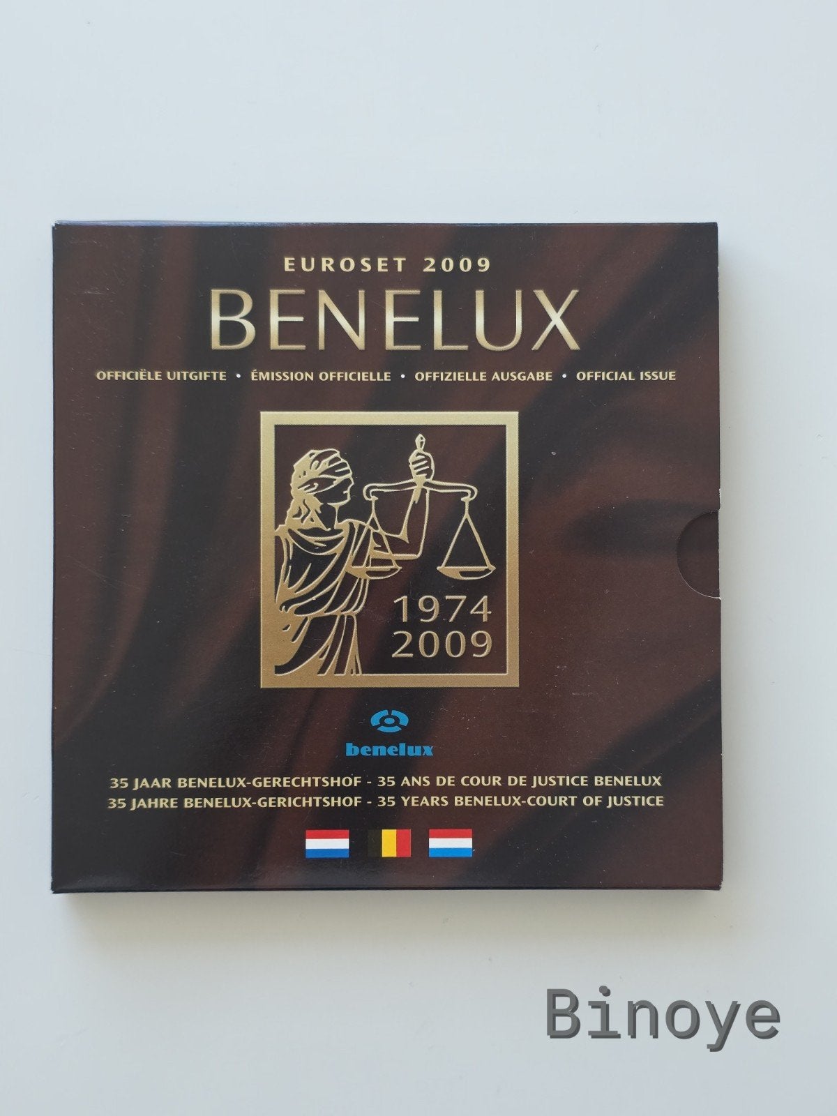 Euro Benelux 2009 FDC – 35 ans Cour de Justice, Timbres & Monnaies, Enlèvement ou Envoi, Belgique, Série