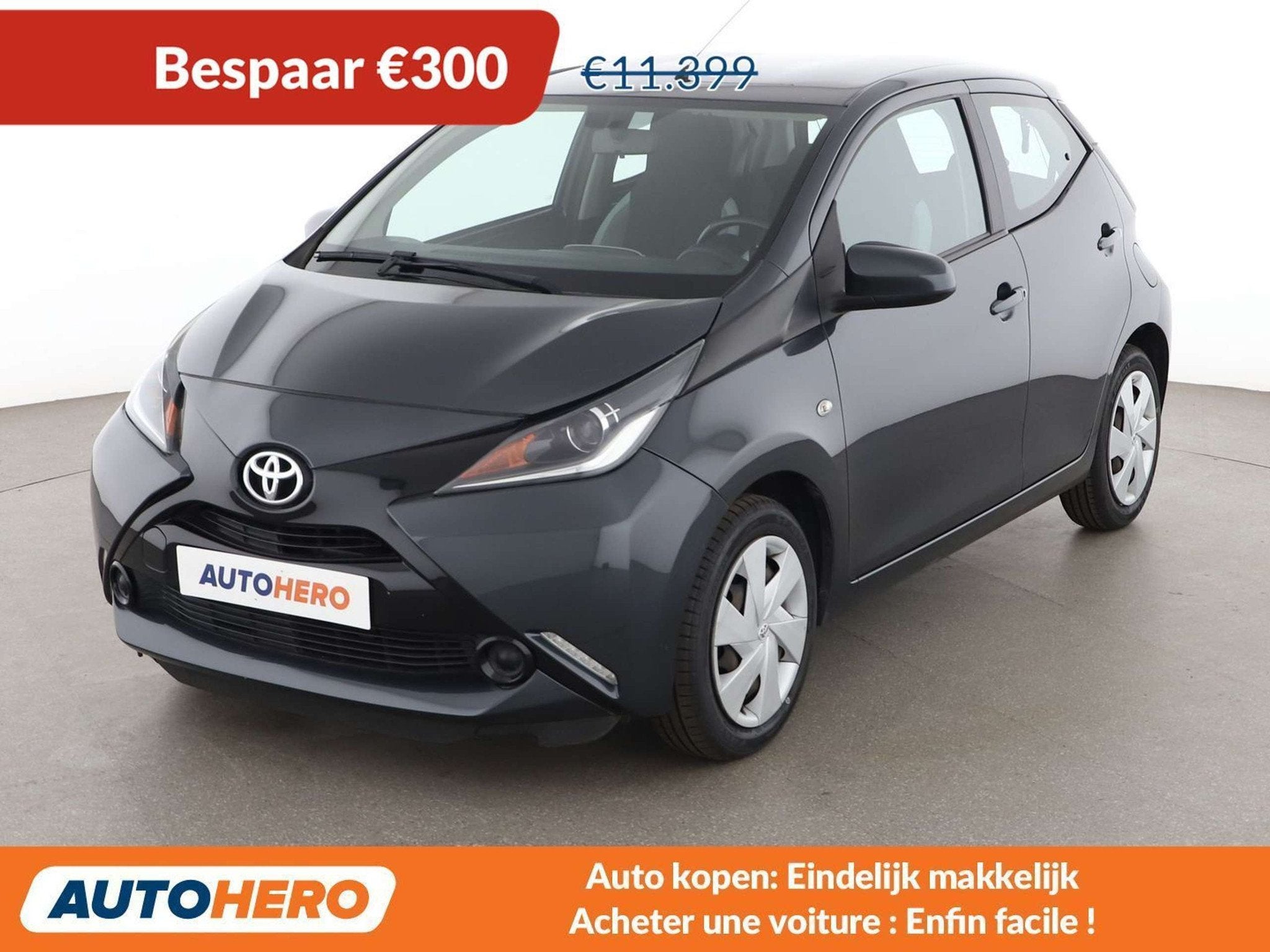 Toyota Aygo 1.0 X-Play (année de construction 2016), Autos, Argent ou Gris, Achat, 998 cm³, 69 ch