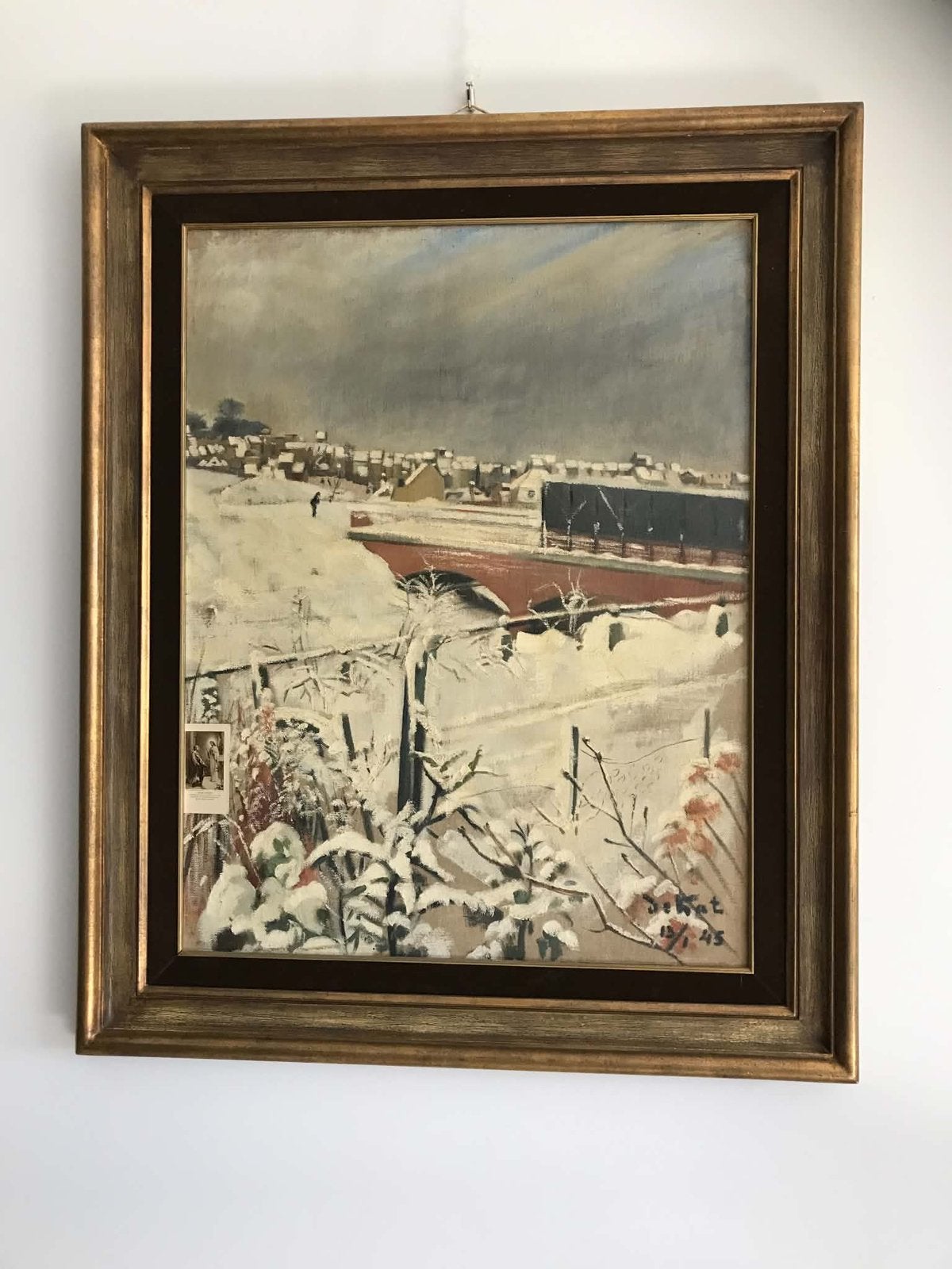 Schilderij van De Kat, Enlèvement, Paysage, Toile
