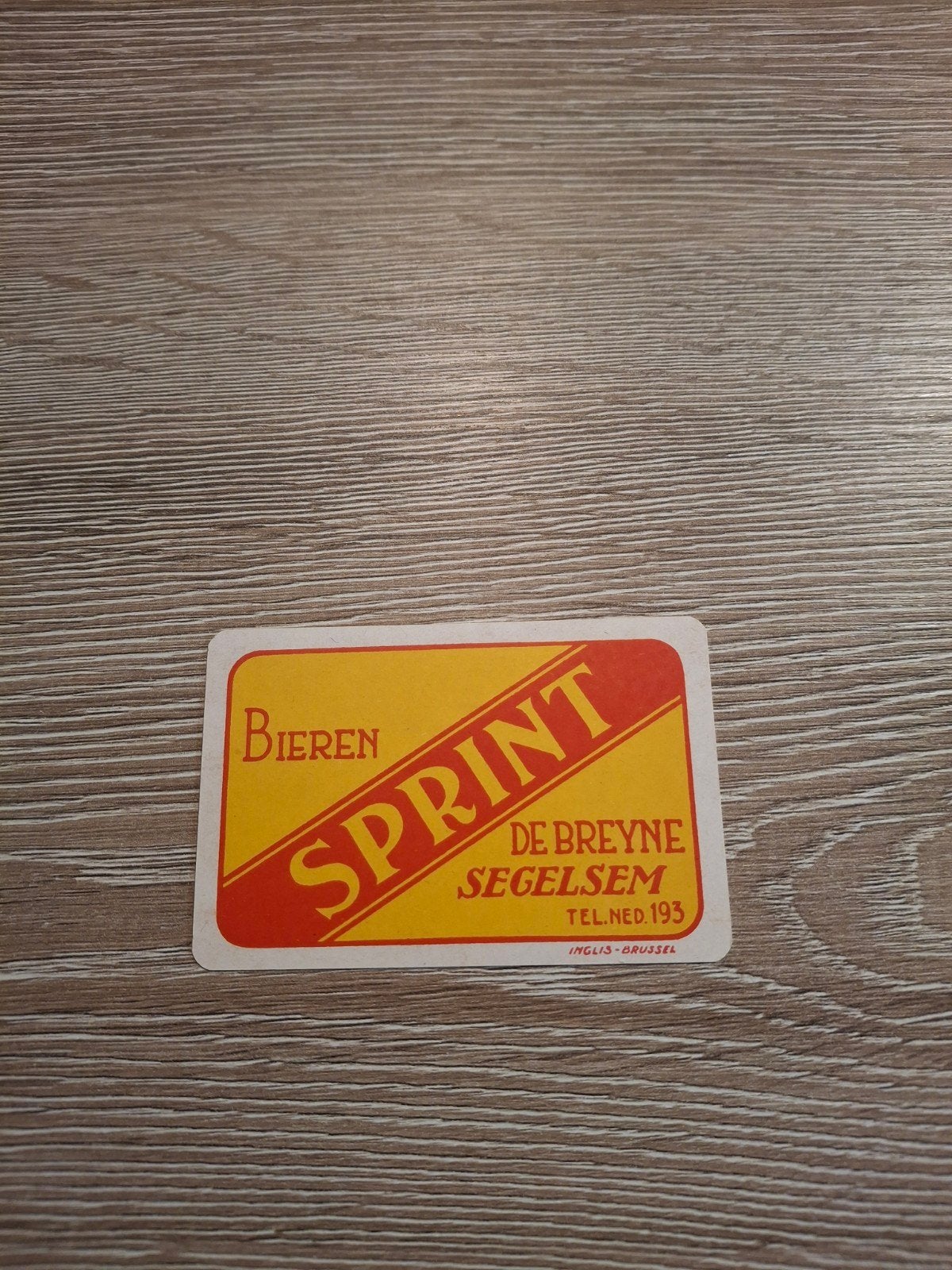 oude speelkaart bieren sprint segelsem, Verzamelen, Speelkaarten, Jokers en Kwartetten, Ophalen of Verzenden