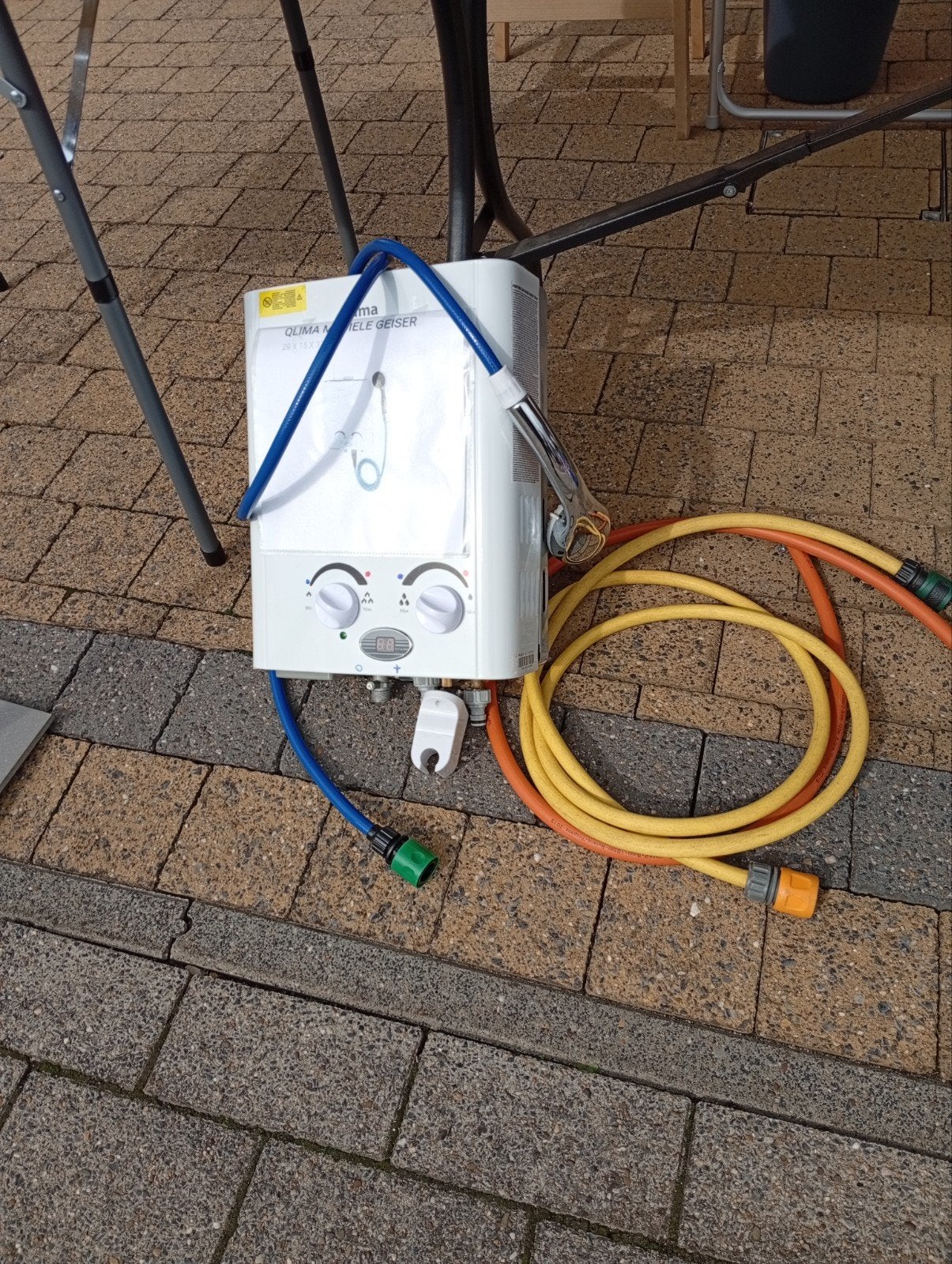 warm water geiser