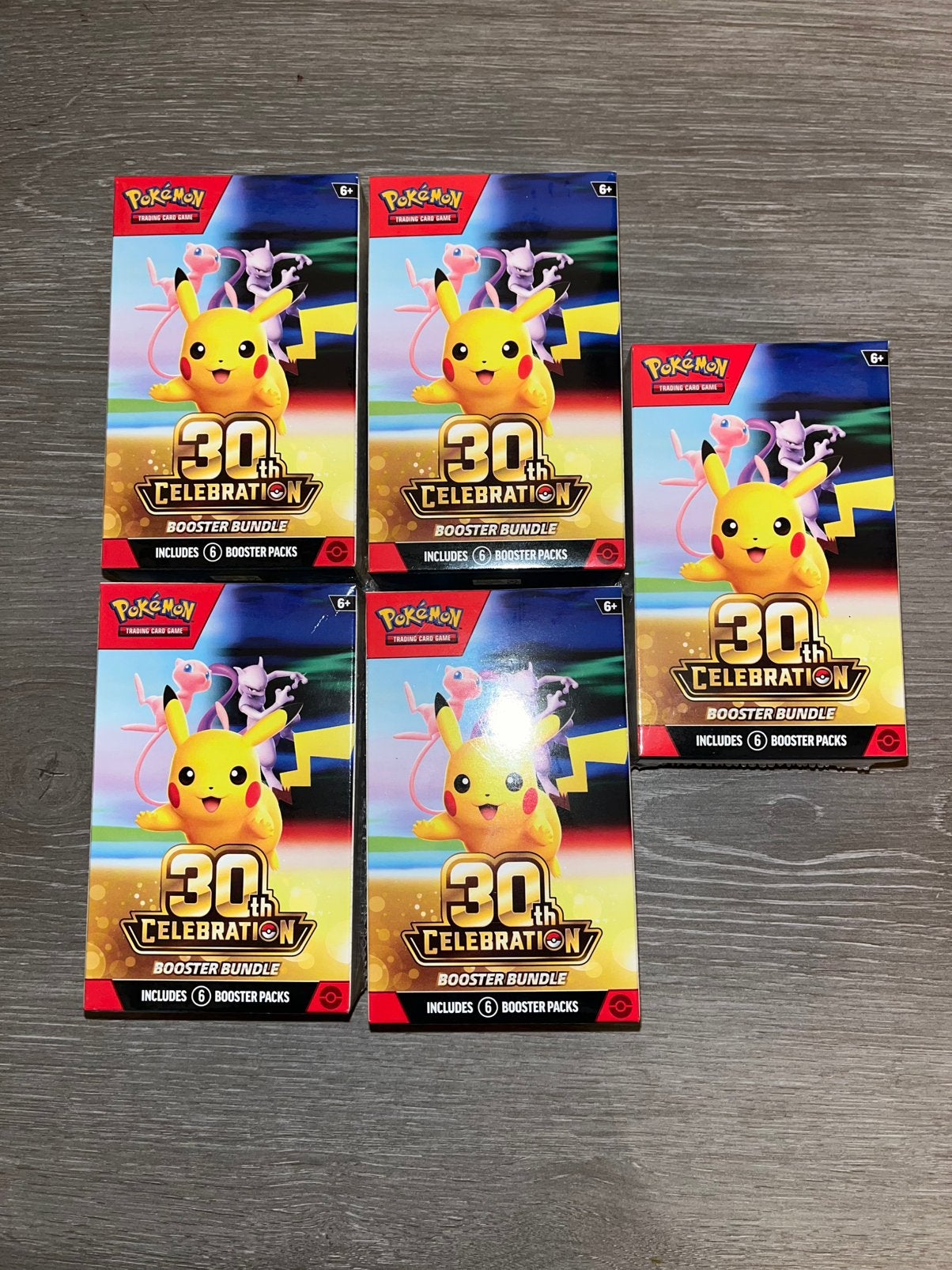 5 booster bundles gesealed: 30th anniversary celebration!!!, Ophalen, Nieuw, Booster