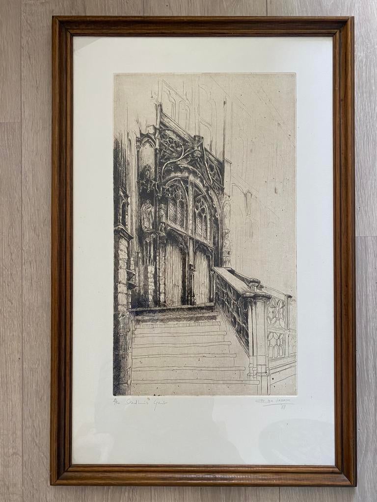 Ets stadhuis Gent, Enlèvement