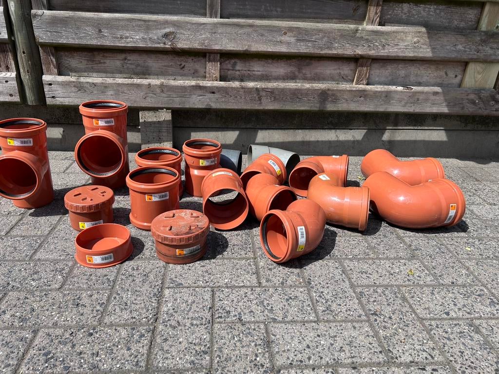 Alleelei nieuwe aansluitingen, Doe-het-zelf en Bouw, Ophalen, Bochten, PVC, Nieuw