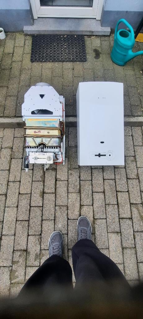 boiler, Ophalen, Gebruikt, Aardgas, Boiler