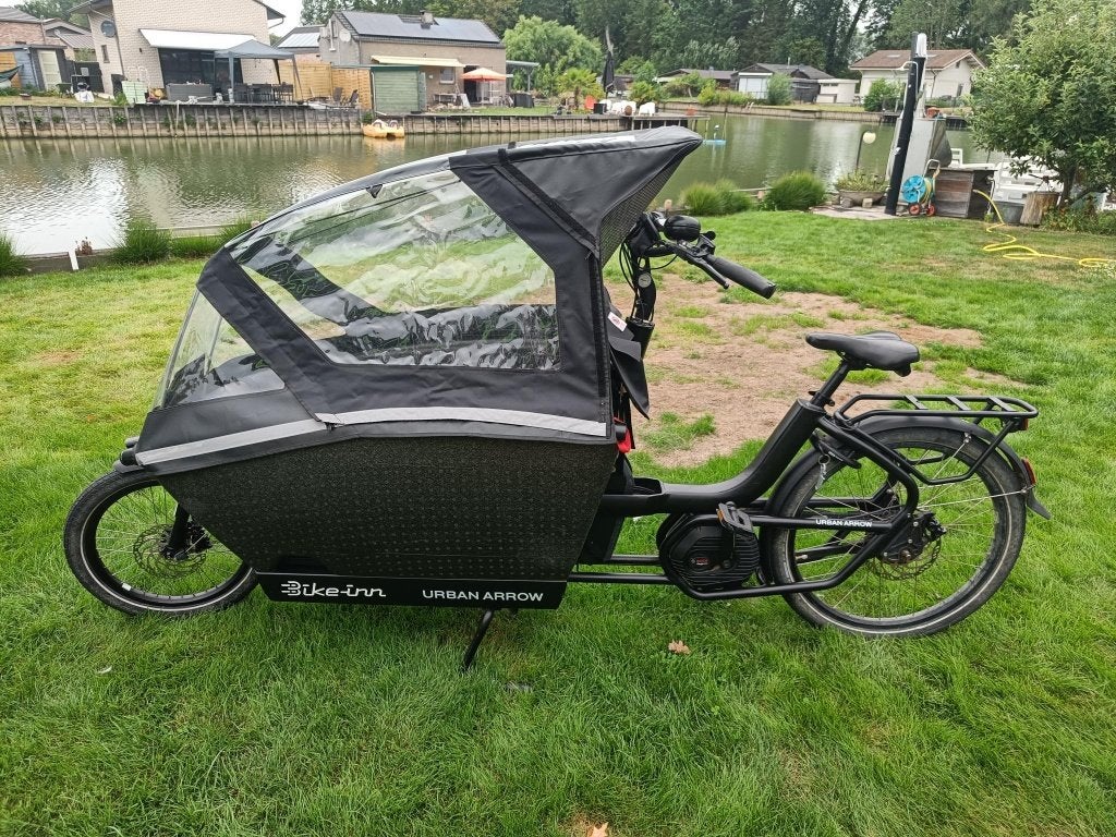 Urban Arrow Family Cargo Line (2021/5000km) incl. acc., Fietsen en Brommers, Gebruikt, 3 kinderen, Elektrisch, Schijfrem