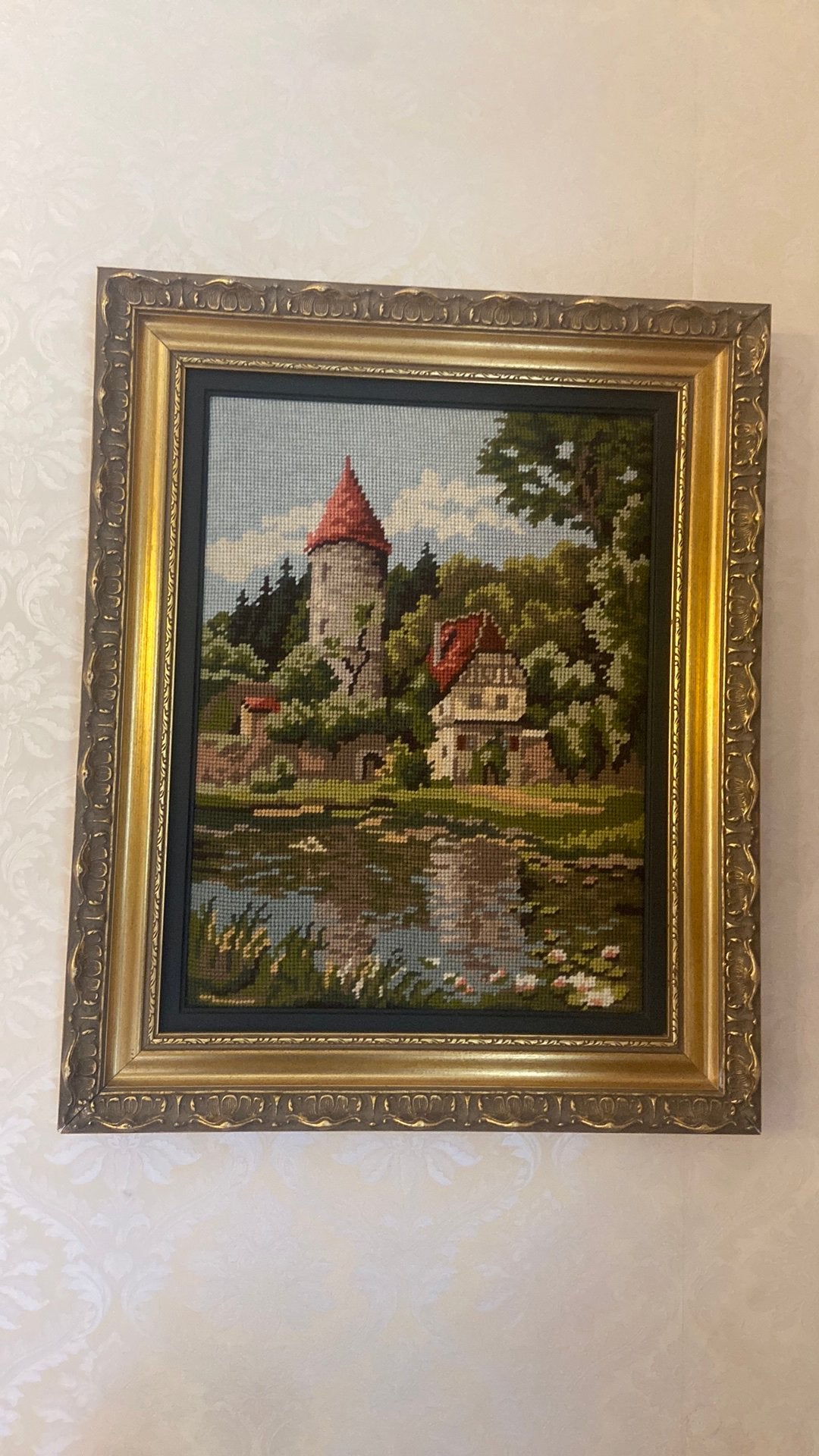 Portret handgenaaid, Antiek en Kunst, Ophalen