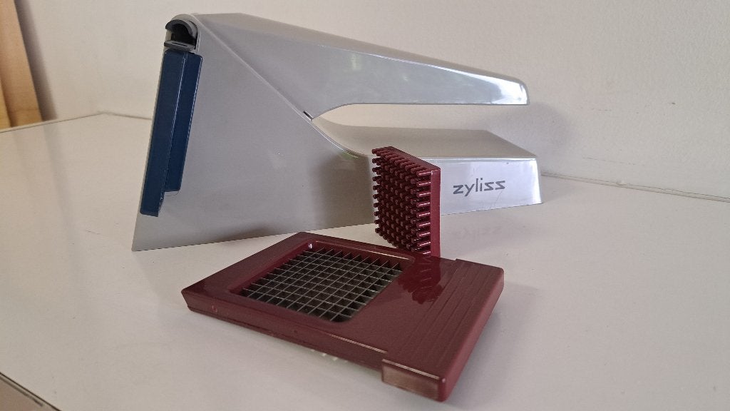 Coupe Frites/Légumes Zyliss Rétro, Autres marques, Autres types, Comme neuf, Plastique
