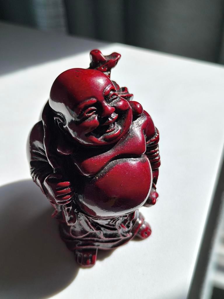 Happy Boeddha beeldje, Huis en Inrichting, Woonaccessoires | Boeddhabeelden, Ophalen of Verzenden