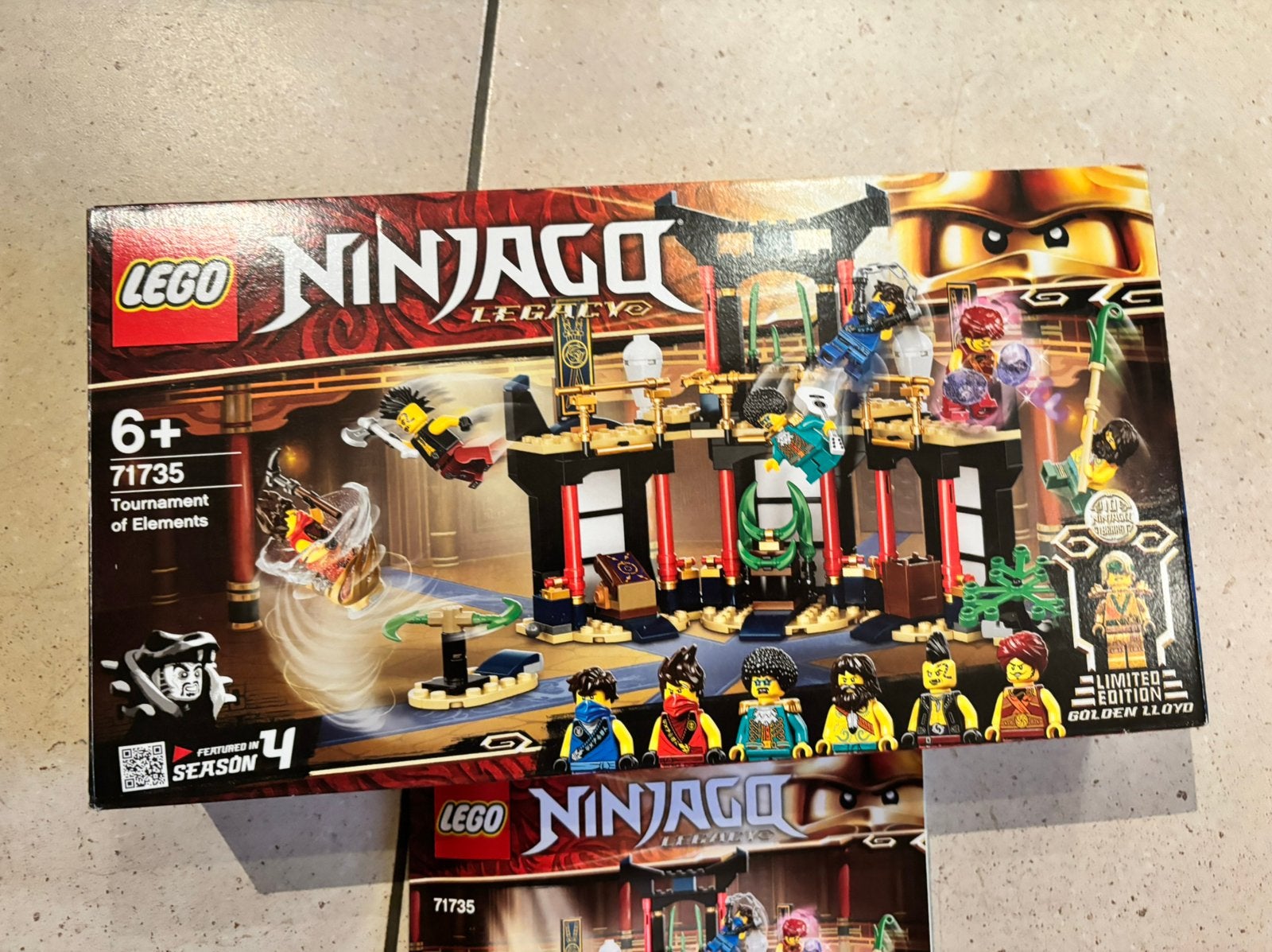 Lego ninjago 71735 tournament of ellements, Ophalen, Lego, Zo goed als nieuw, Compleet