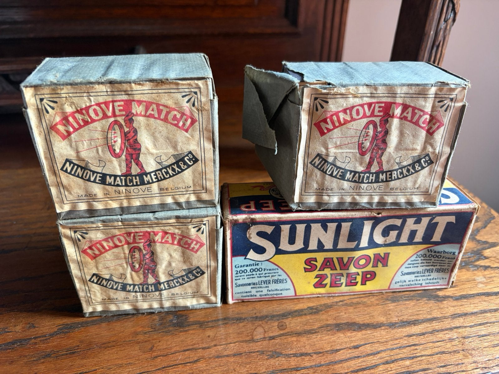 Ninove Match & Sunlight Zeep, Verzamelen, Ophalen