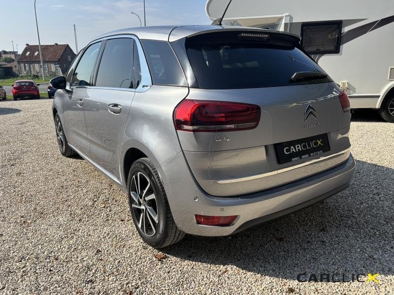 Citroen C4 (Grand) Picasso Exclusive 130 pk autom., Autos, Argent ou Gris, Achat, Euro 6, Entreprise