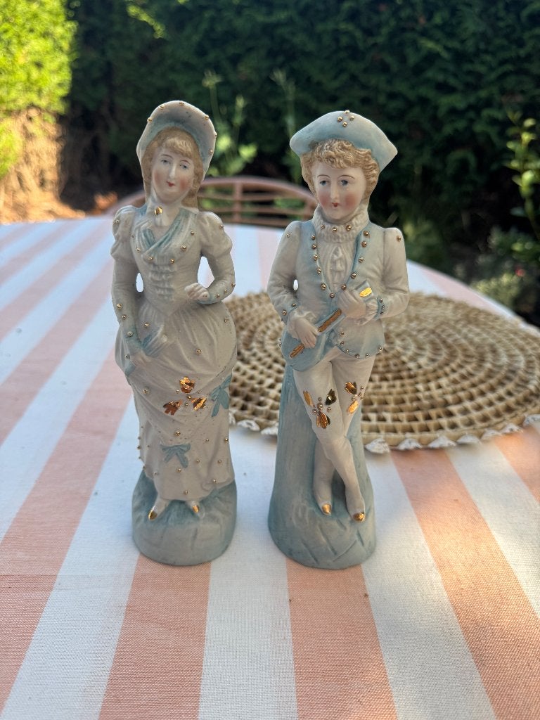 Biscuit porseleinen Antieke beeldjes, Verzamelen, Ophalen, Nieuw, Mens