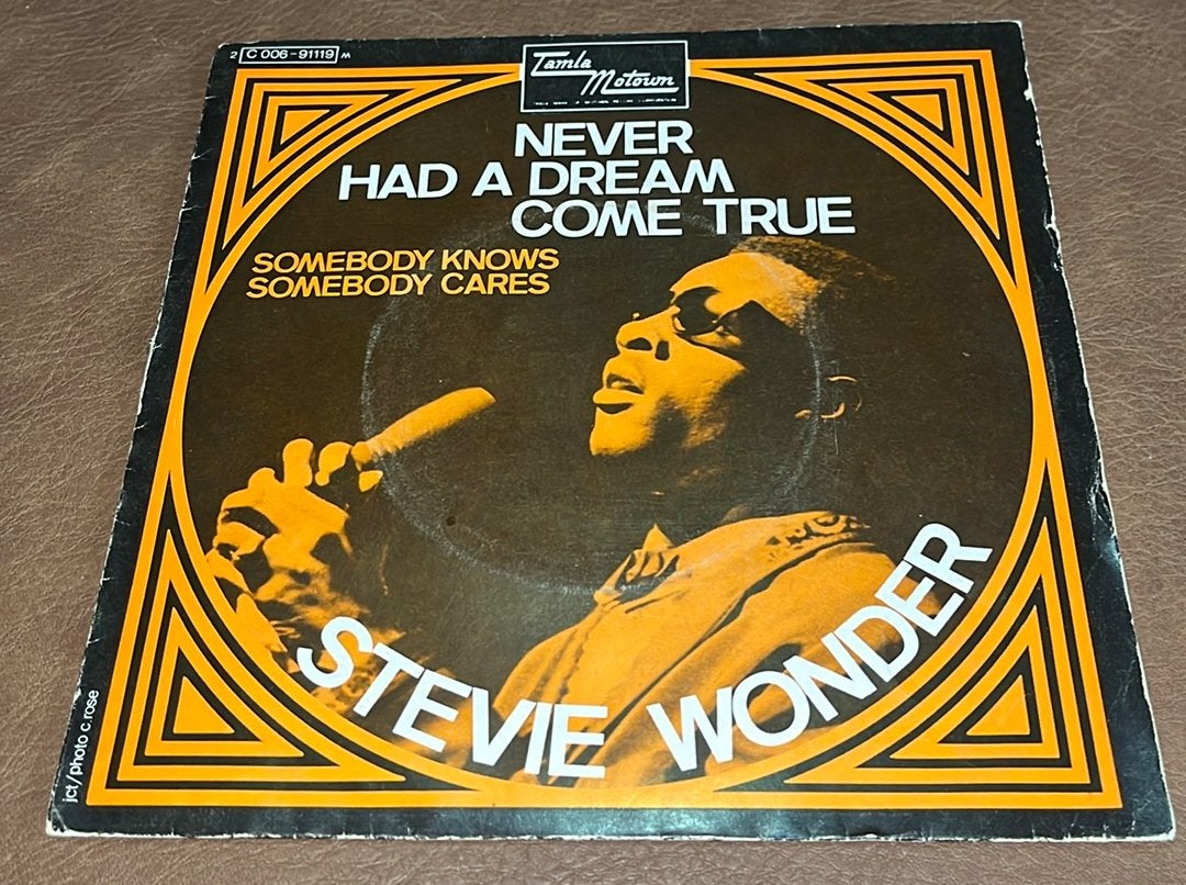 Stevie Wonder ‎– Never Had A Dream Come True - 7” vinyl sing, Ophalen of Verzenden, Gebruikt