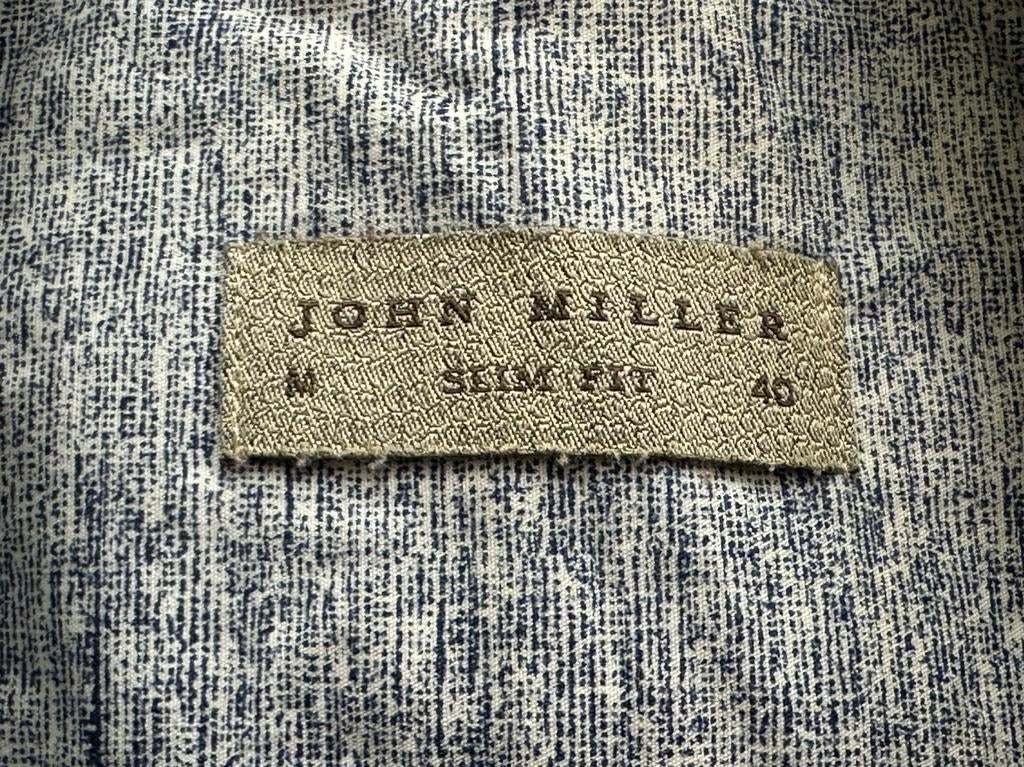 Exclusief kostuumhemd John Miller in perfecte staat, Ophalen of Verzenden, Zo goed als nieuw, Blauw, Halswijdte 39/40 (M)