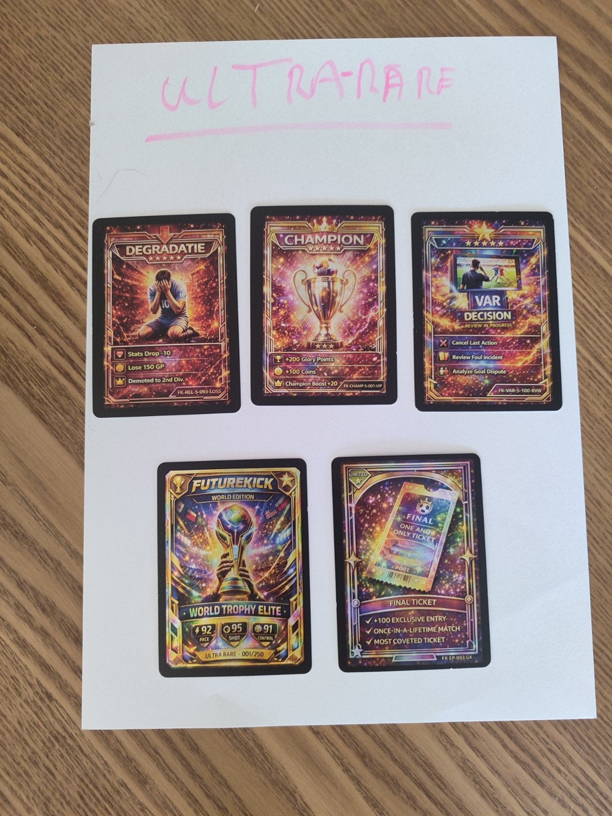 À vendre : concept de jeu de cartes à collectionner entièrem, Hobby & Loisirs créatifs, Enlèvement