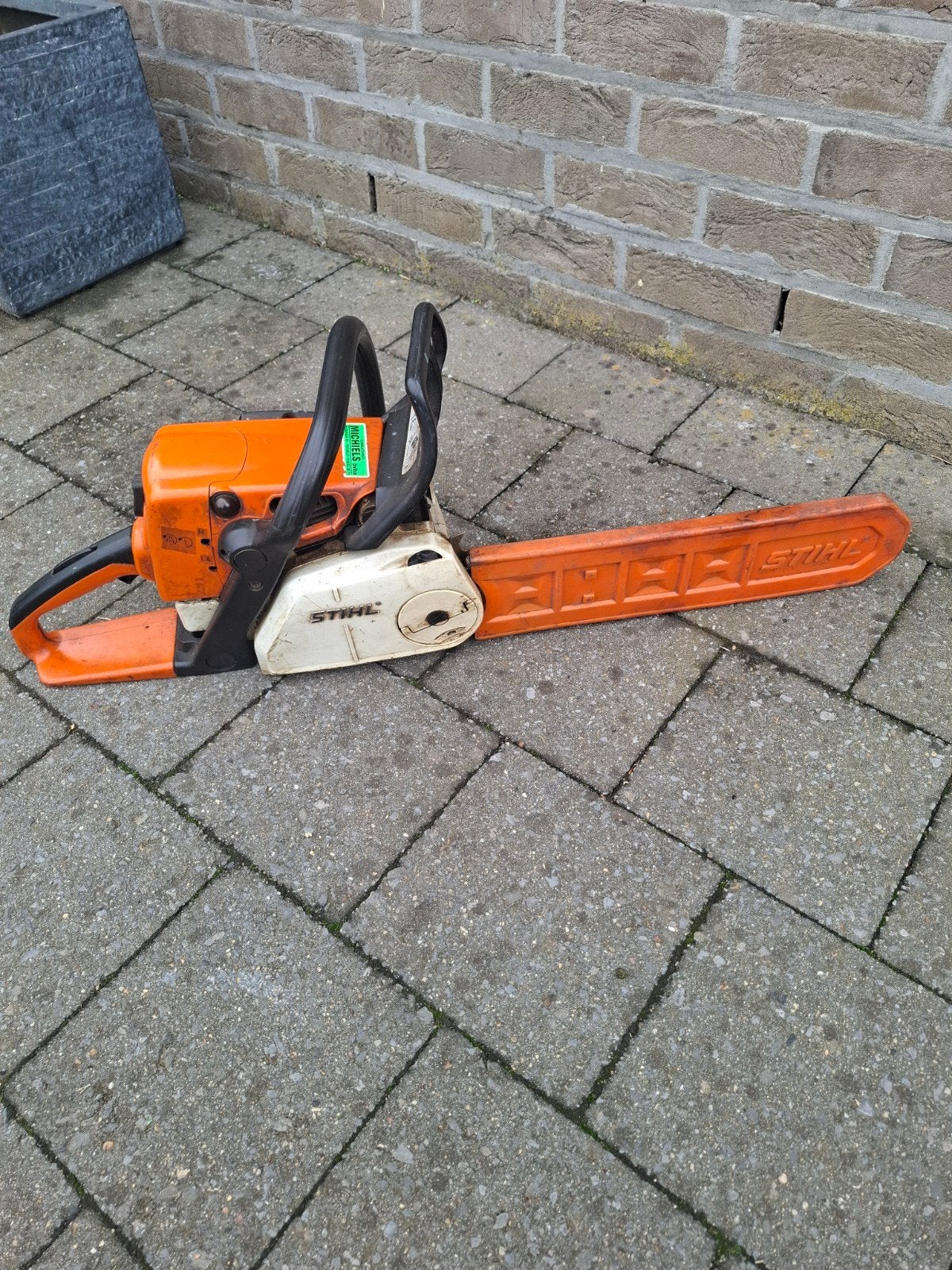 kettingzaag sthil ms 210c in goede staat, Tuin en Terras, Ophalen