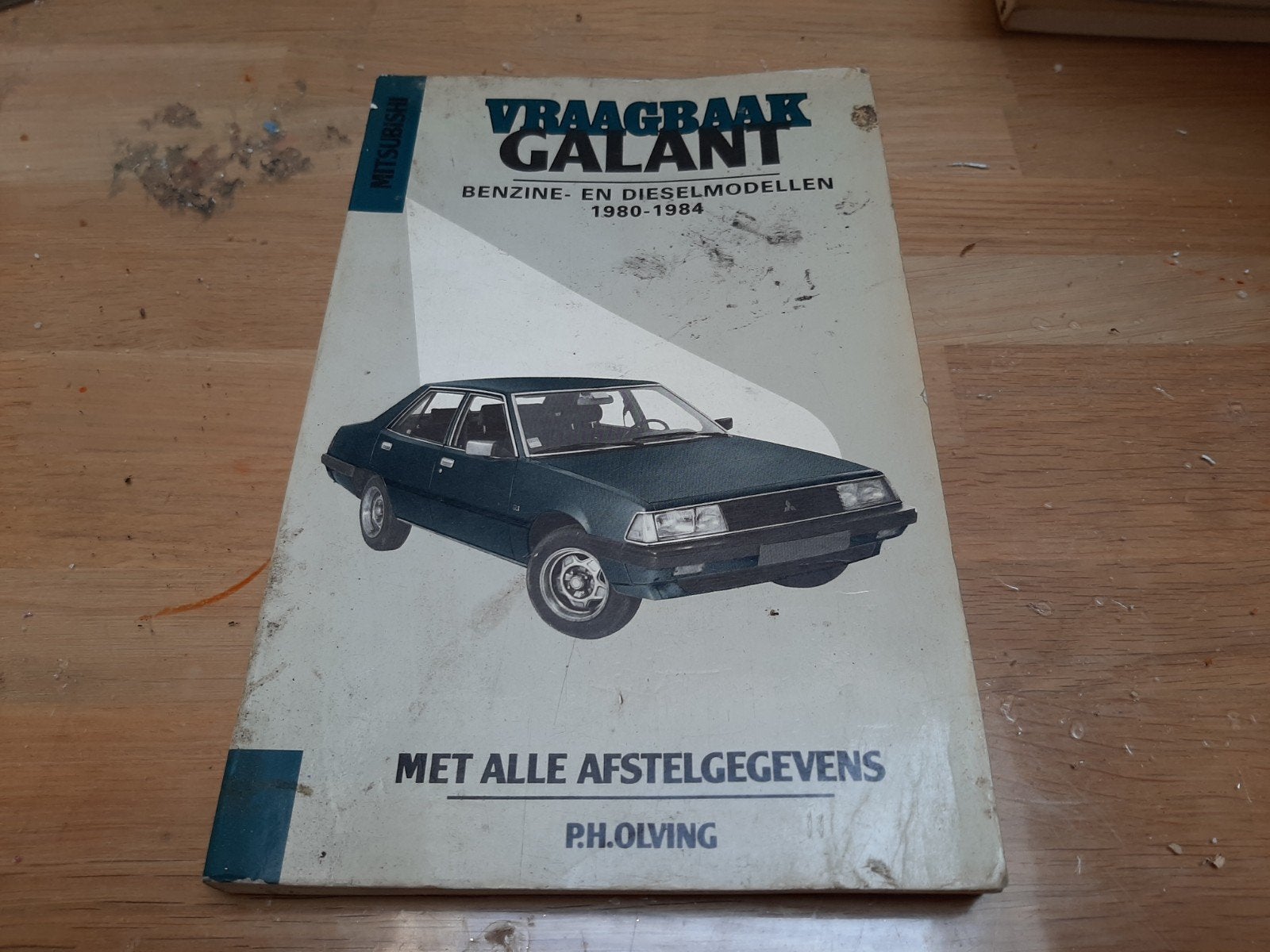 Vraagbaak Mitsubishi Galant Benzine- en Dieselmodellen, Ophalen of Verzenden