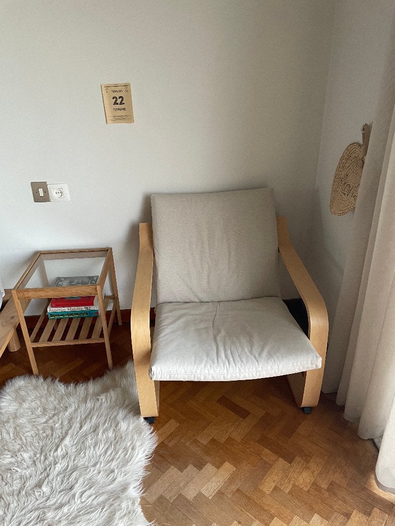 Ikea POÄNG, Huis en Inrichting, Ophalen, Zo goed als nieuw, Hout, 50 tot 75 cm