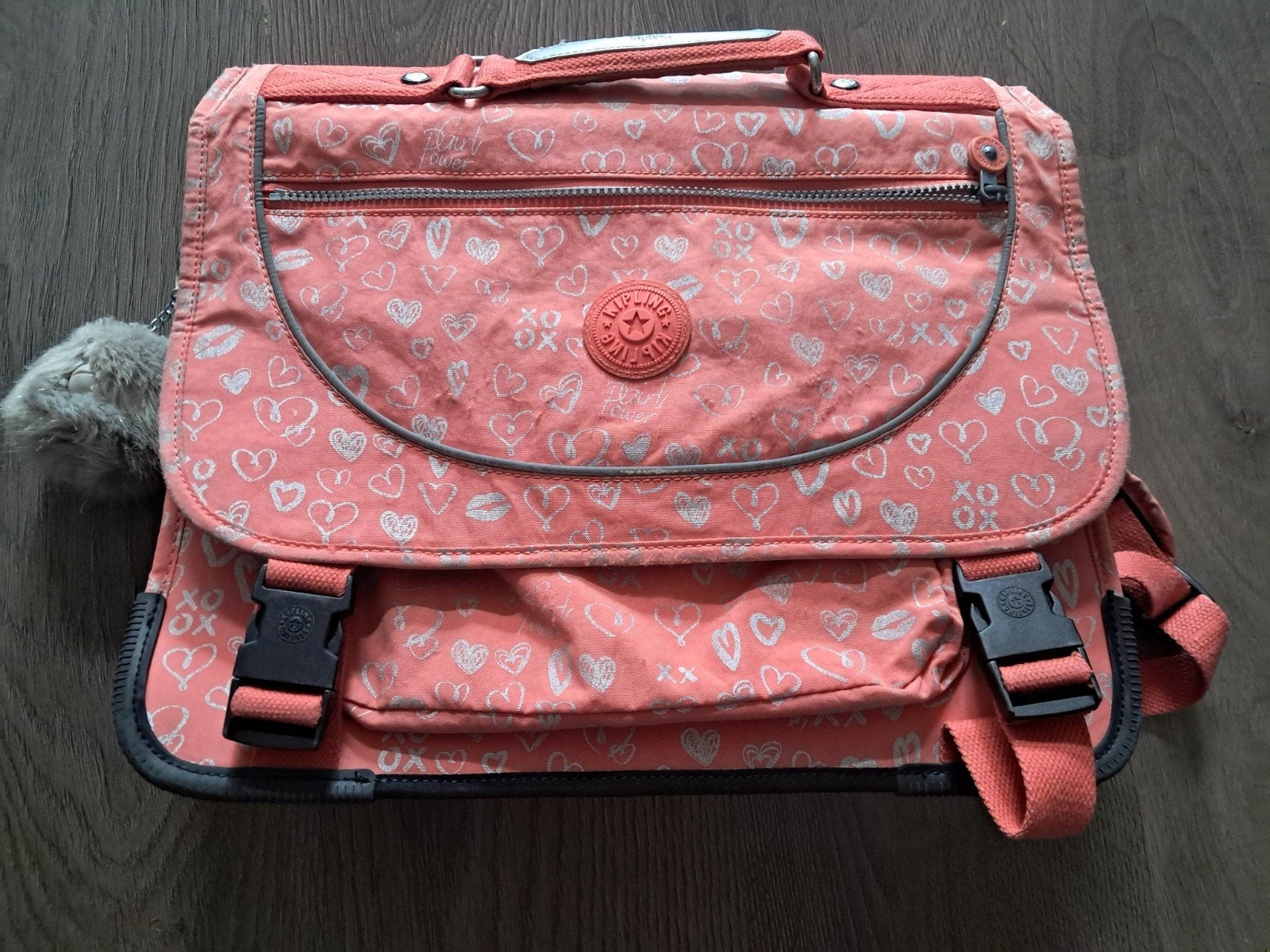Kipling boekentas, Ophalen, Gebruikt, Roze, Aktetas of Boekentas