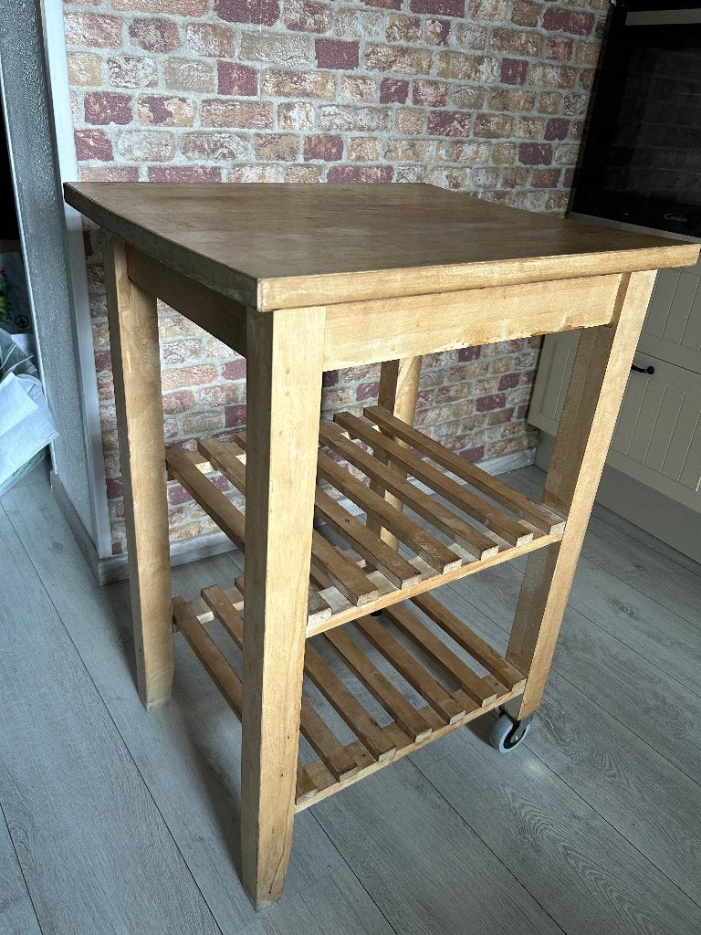 Ikea desserte BEKVAM, Maison & Meubles, 50 à 100 cm, Carré, Enlèvement, Utilisé