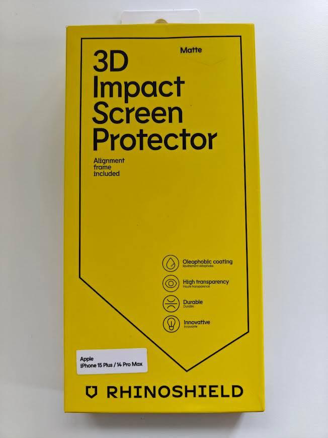 RHINOSHIELD -  Impact Protector PRO - iPhone 15+/14 Pro Max, Télécoms, Téléphonie mobile | Housses, Coques & Façades | Apple iPhone