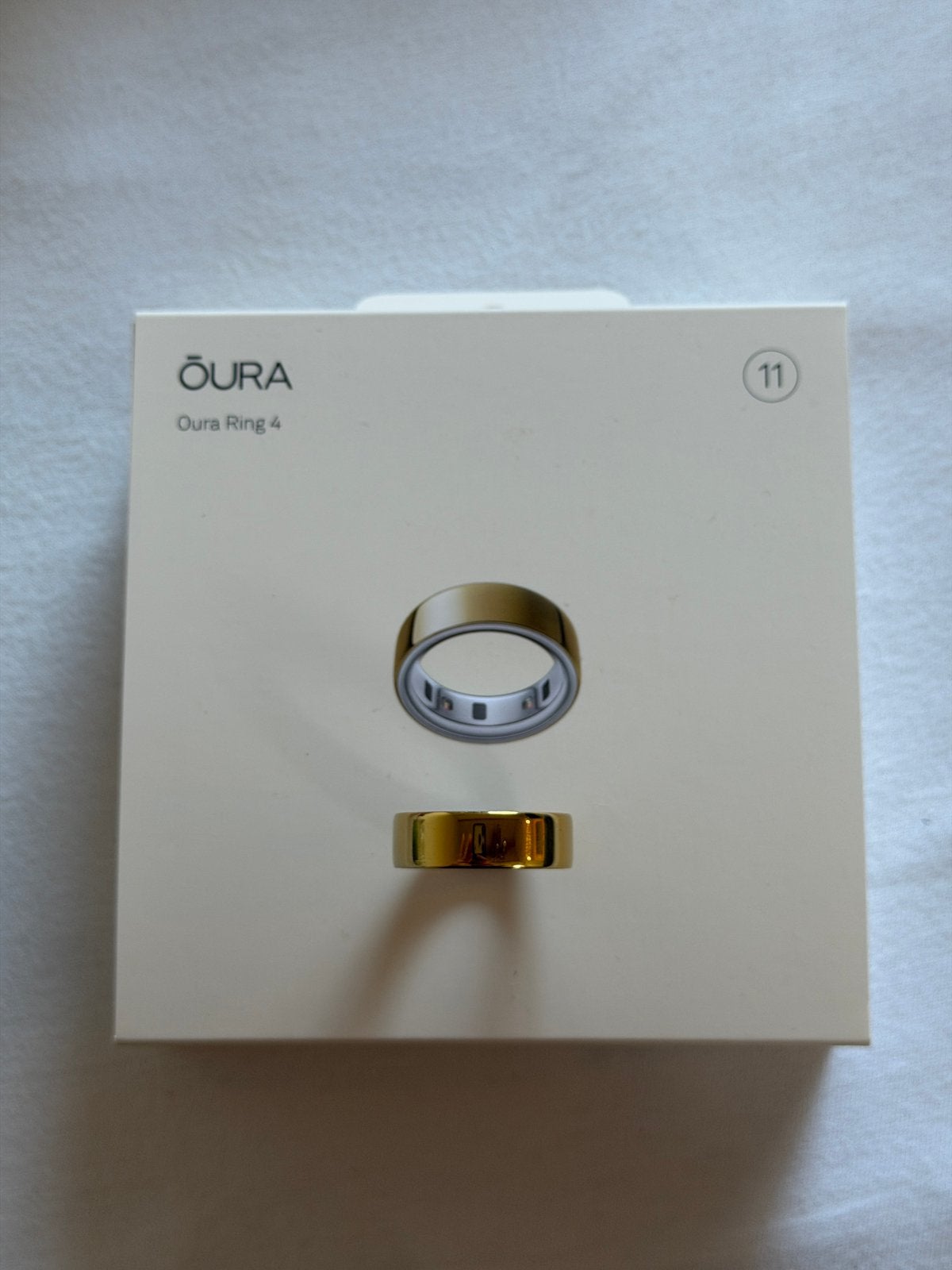 Oura ring 4 size 11 - Goud, Ophalen, Zo goed als nieuw