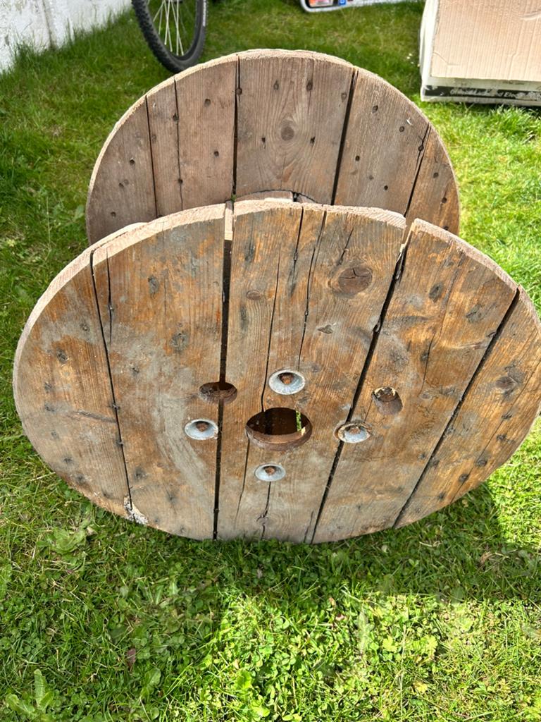 Bobine, Ophalen, Gebruikt, Rond, Hout