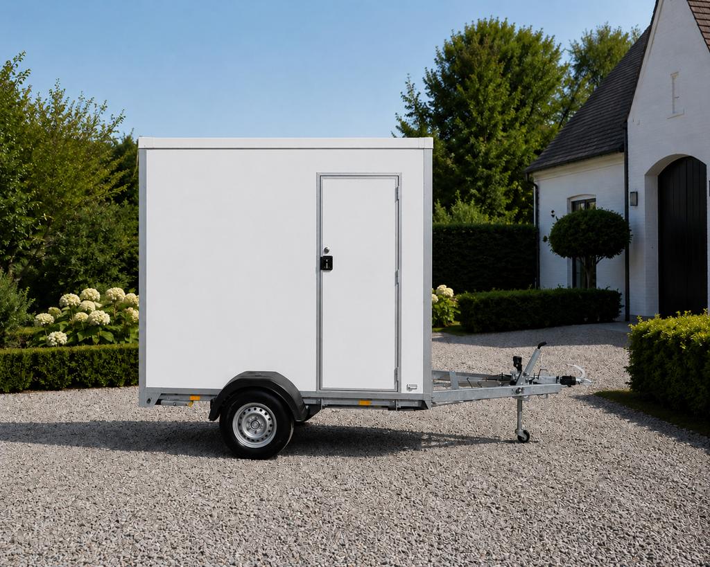 Mobiele badkamer te huur, Enlèvement, Comme neuf