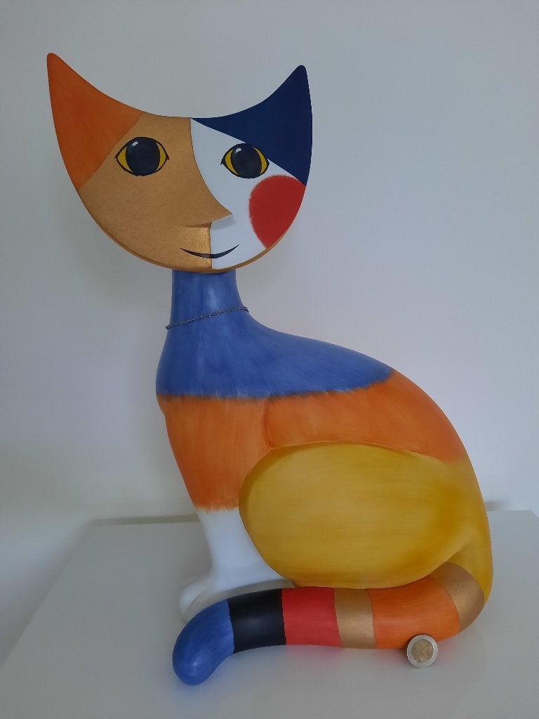 porseleinen kattenbeeld "Goebel"/R. Wachtmeister. 50cm., Ophalen, Zo goed als nieuw, Dier