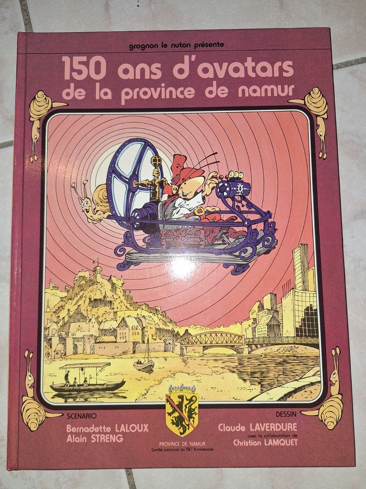 150 ans d'Avatar de la Province de Namur Première édition, Eén stripboek, Ophalen, Gelezen