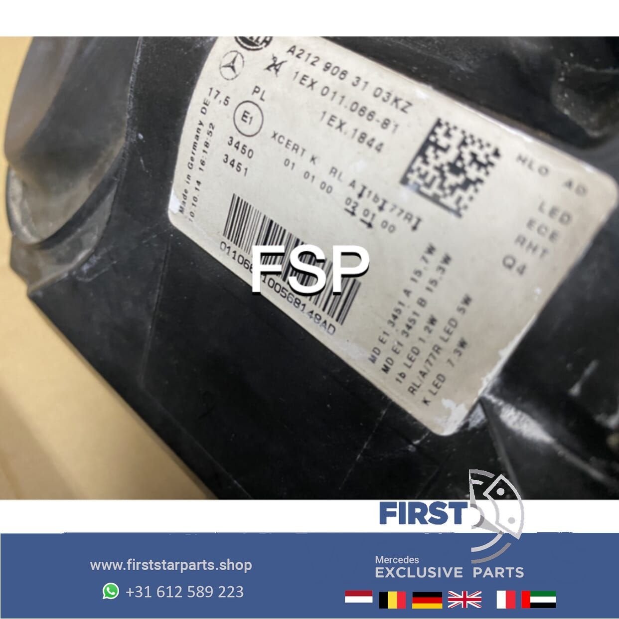 W212 W207 E63 AMG FACELIFT LED KOPLAMP ILS Mercedes E KLASSE, Auto-onderdelen, -, Ophalen of Verzenden, -, Gereviseerd