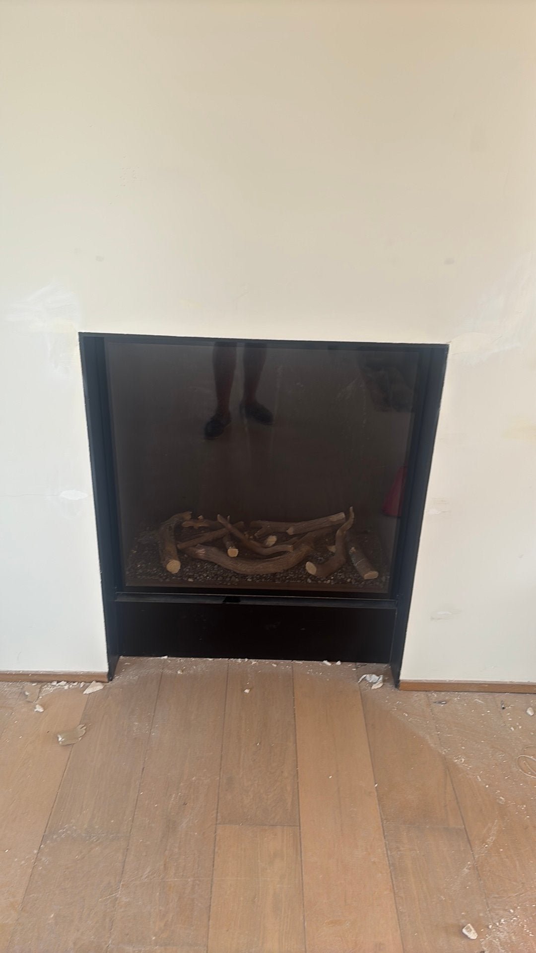 Foyer au gaz, Enlèvement, Utilisé, Cheminée au gaz