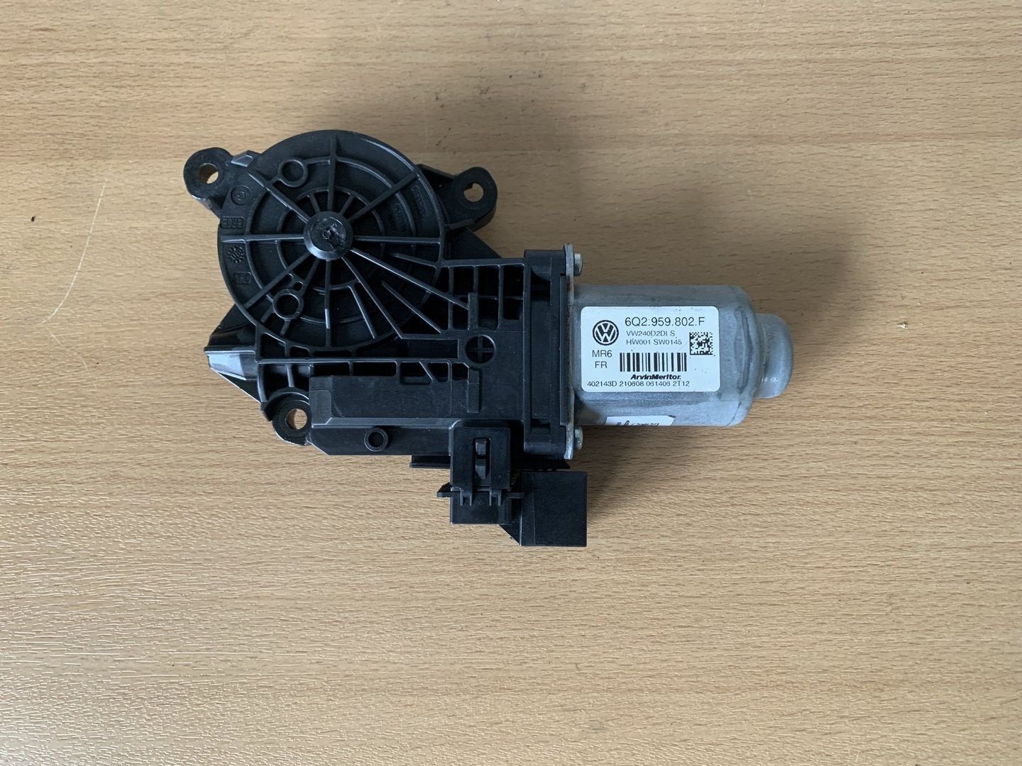 raammotor links volkswagen polo 9N3 + 6R 6Q2959802F roomster, -, Volkswagen, Utilisé, -