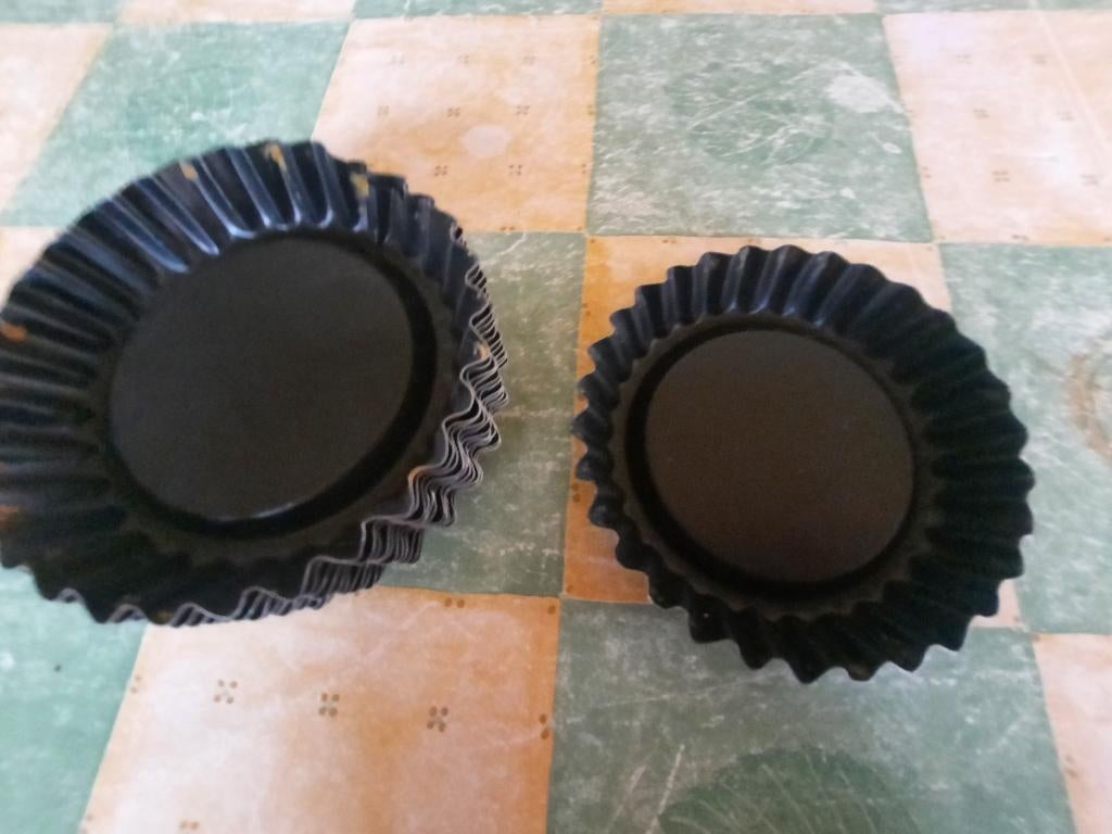 set van 12 kleinere bakvormen nieuw, 10cm, Ophalen of Verzenden, Nieuw, Cupcakes