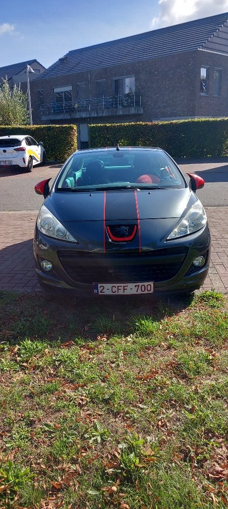 Peugeot 207 cabrio, Voorwielaandrijving, Zwart, 4 cilinders, Parkeersensor