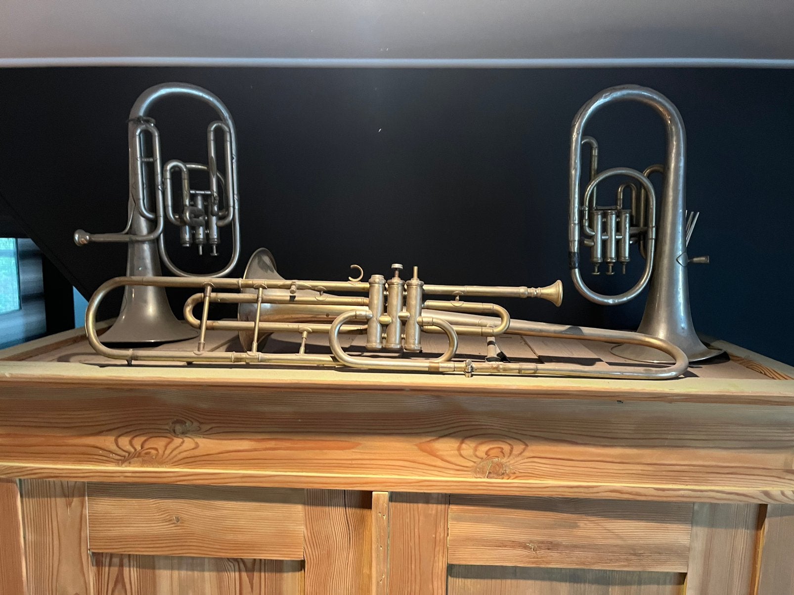 Trompetten, Muziek en Instrumenten, Blaasinstrumenten | Trompetten, Ophalen, Gebruikt
