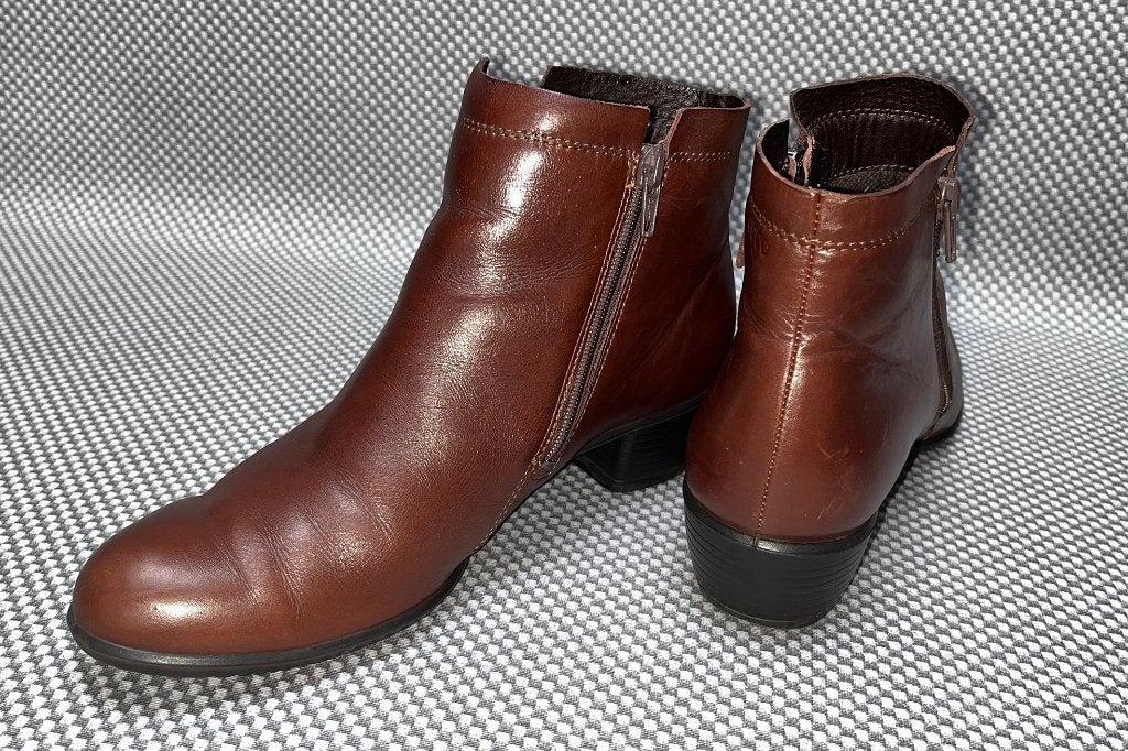 Enkellaarsjes - Ecco - bruin - maat 39, Ophalen, Ecco, Bruin, Lage of Enkellaarzen