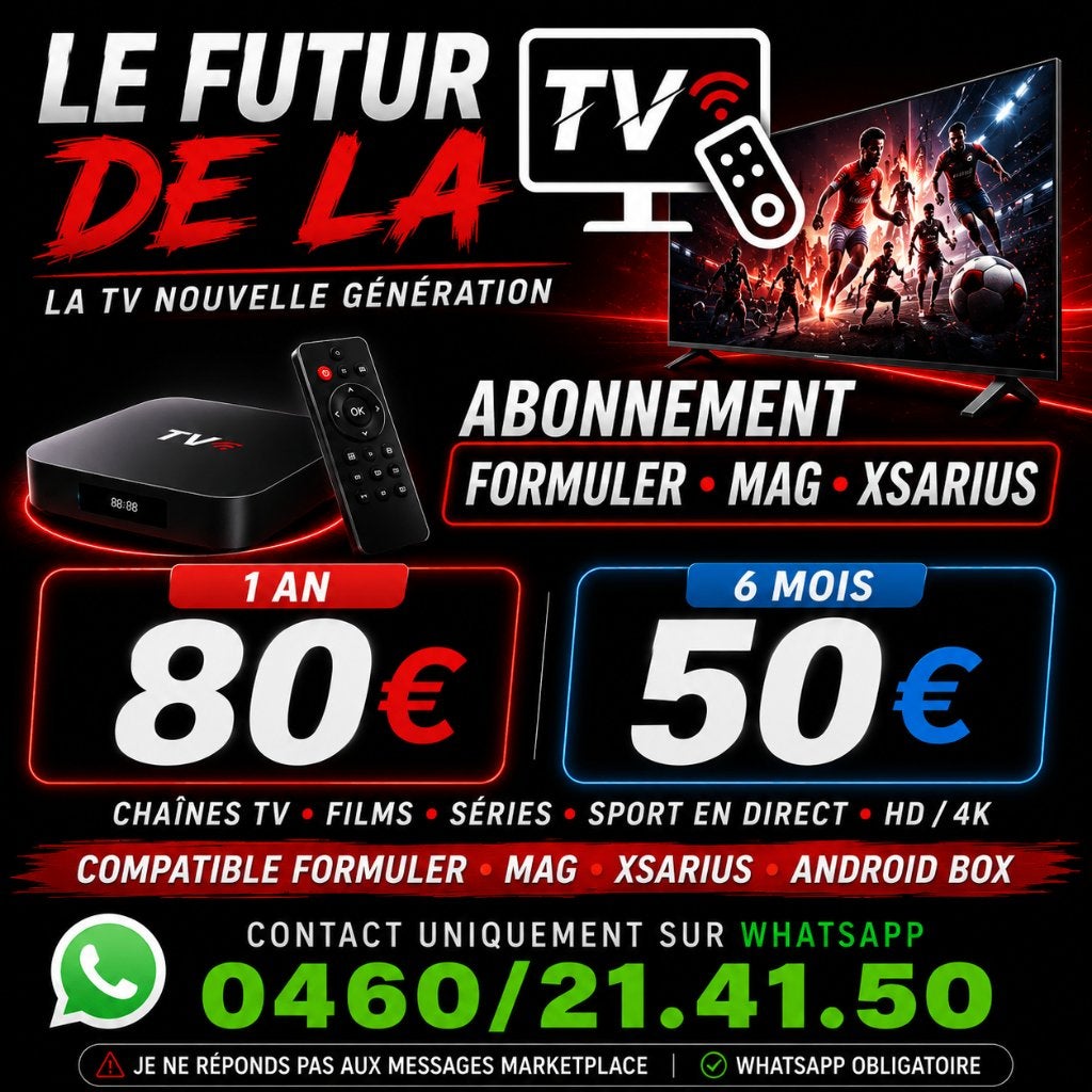 I--@.P...*T***_@V Abonnement SMART TV MAG FORMULER XSARIUS, Ophalen of Verzenden, Nieuw