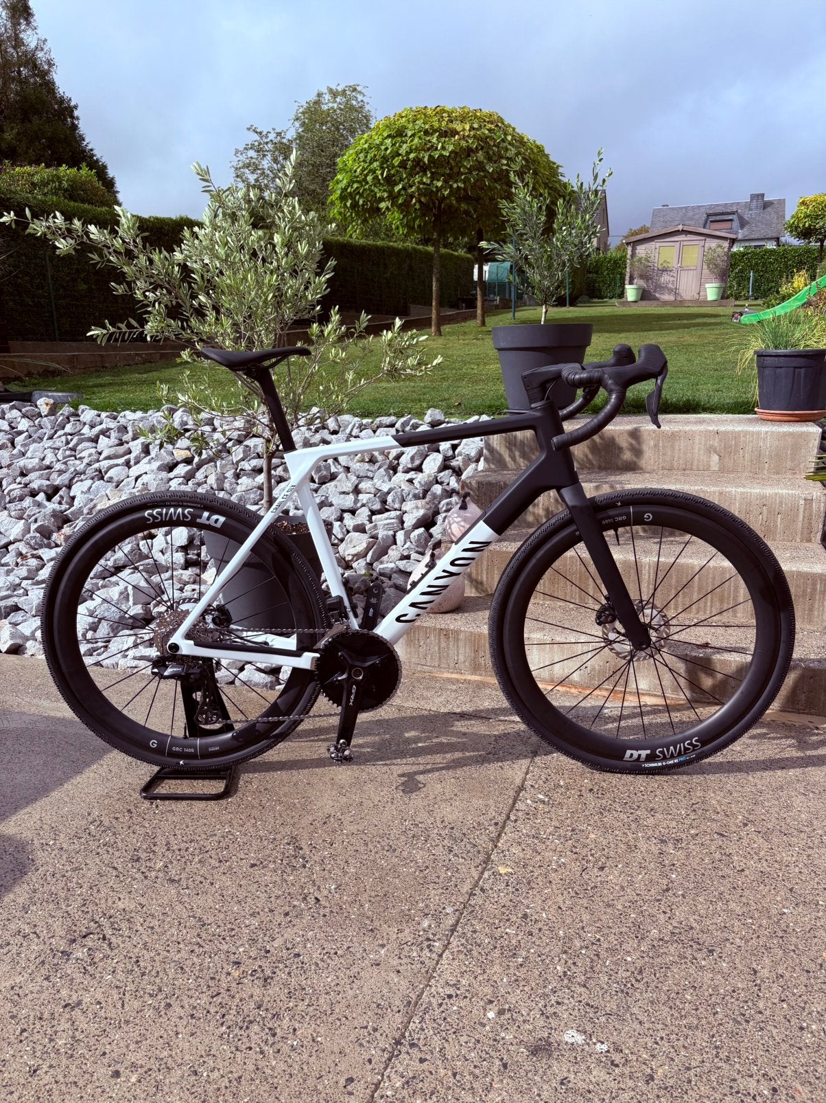 Gravel Canyon Grail CF SLX 8 Di2 GRX (L), Fietsen en Brommers, Fietsen | Crossfietsen en BMX, Gebruikt, Ophalen