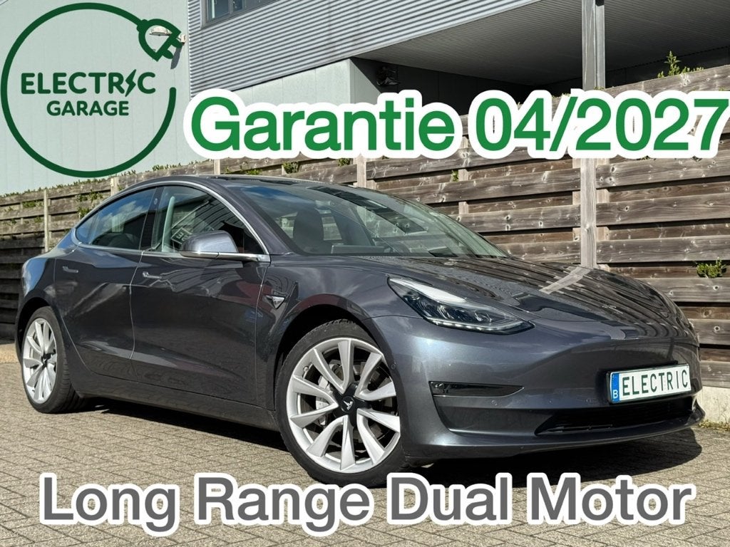 Modele 3 Grande Autonomie 4x4, Autos, Cuir, Argent ou Gris, Entreprise, Noir