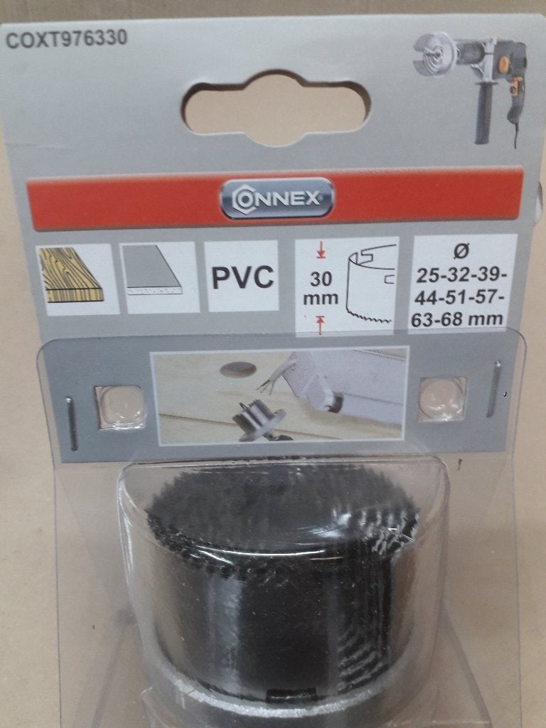 Connex COXT976330 Houtzaag -Set, 8 -delig, 25-68 mm H30 mm, Doe-het-zelf en Bouw, Ophalen, Nieuw, Overige typen