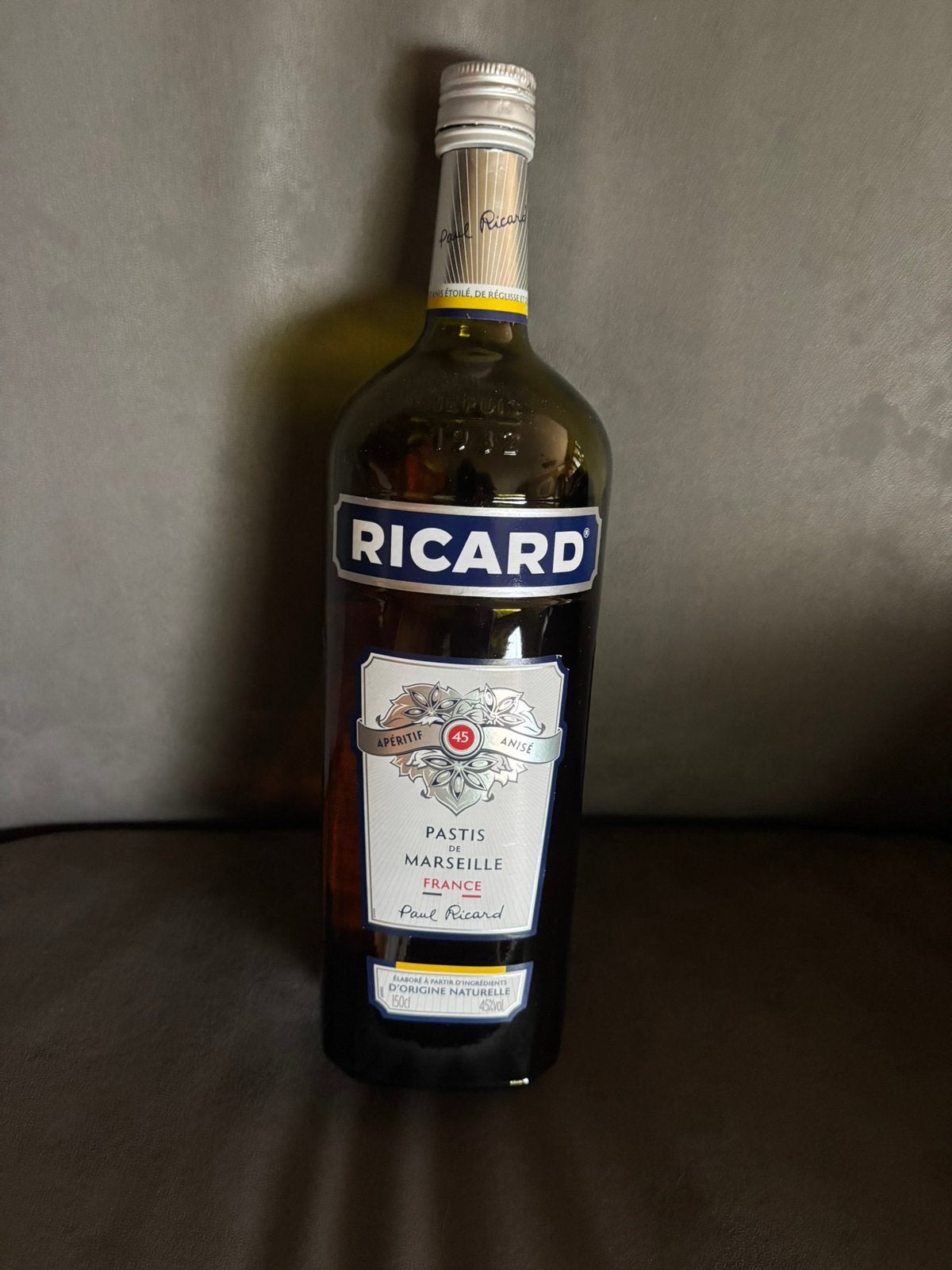 5 flessen Ricard 1,5 l, Verzamelen, Ophalen, Zo goed als nieuw, Vol, Overige typen